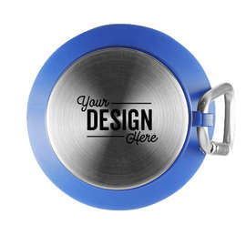 Laser Engraved 18 oz. Zigoo Silicone Collapsible Bottle - Color: Royal