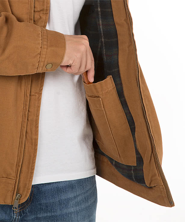 CornerStone Duck Cloth Flannel-Lined Work Jacket