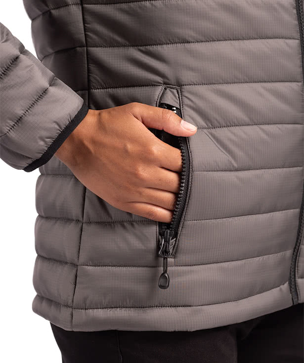 Clique by Cutter & Buck Women's Valhalla Recycled Full Zip Puffer Jacket