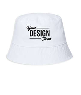 Atlantis Headwear Sustainable Bucket Hat - Color: White