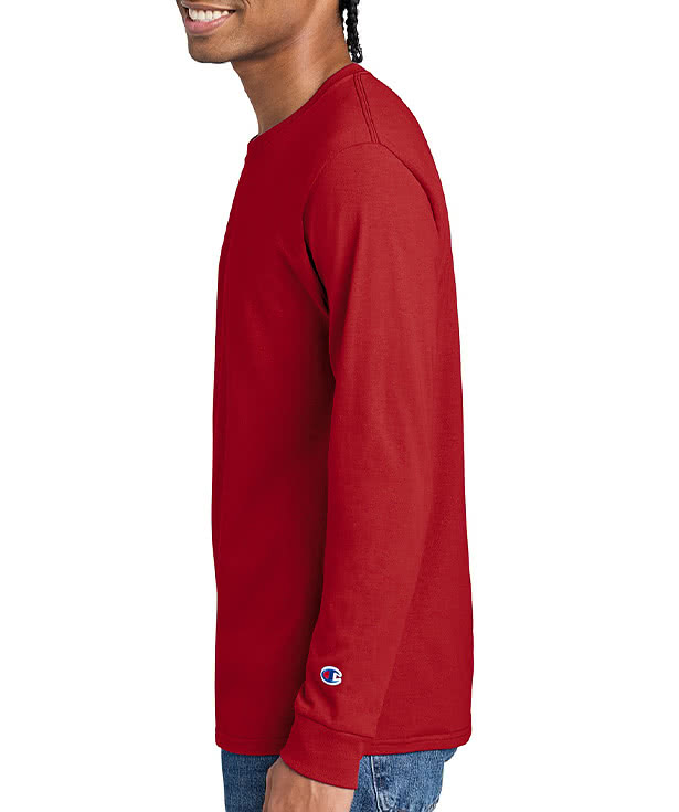 Champion Midweight Crewneck Jersey Long Sleeve T-shirt