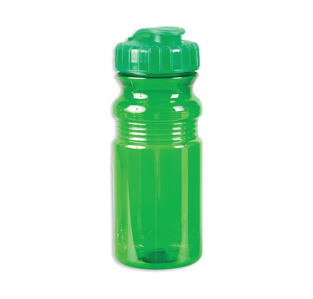 20 oz. Translucent Sports Water Bottle with Snap Cap-default