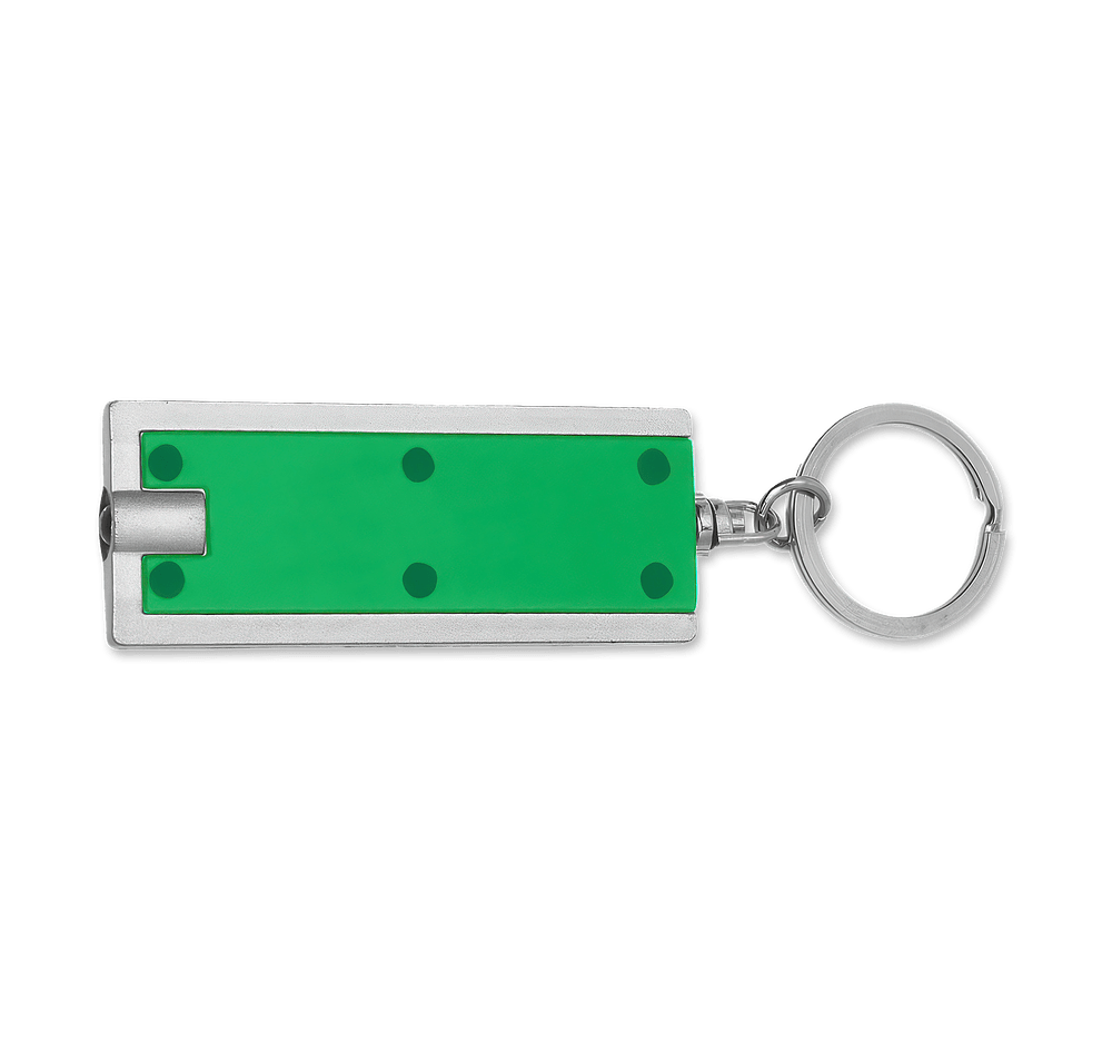 Rectangular LED Flashlight Keychain-default
