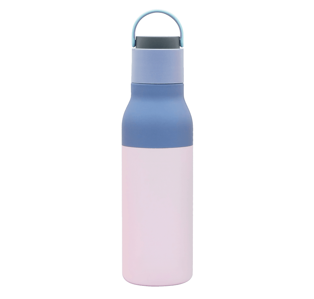 Asobu 22 oz. Metro Insulated Water Bottle with Pop-Up Straw-default