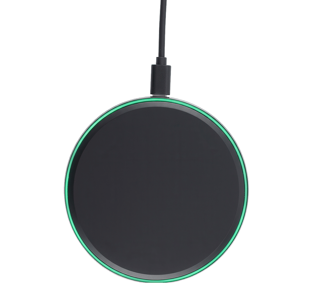 Laser Engraved 15W Light-up Wireless Charging Pad-default