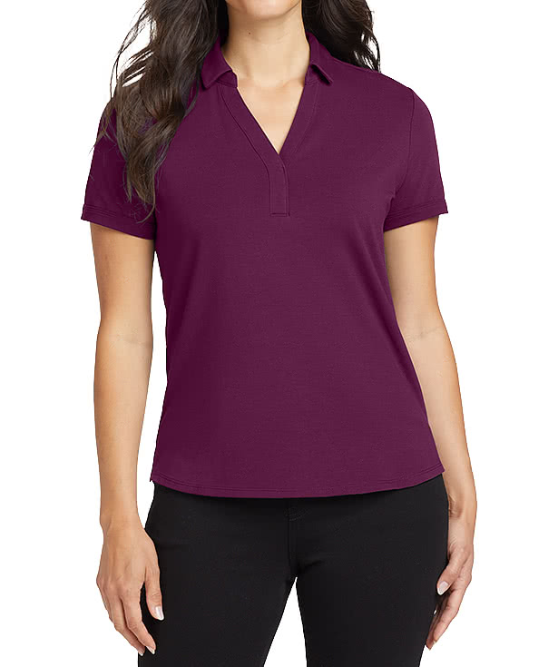 OGIO Women's Limit Stretch V-Neck Performance Polo