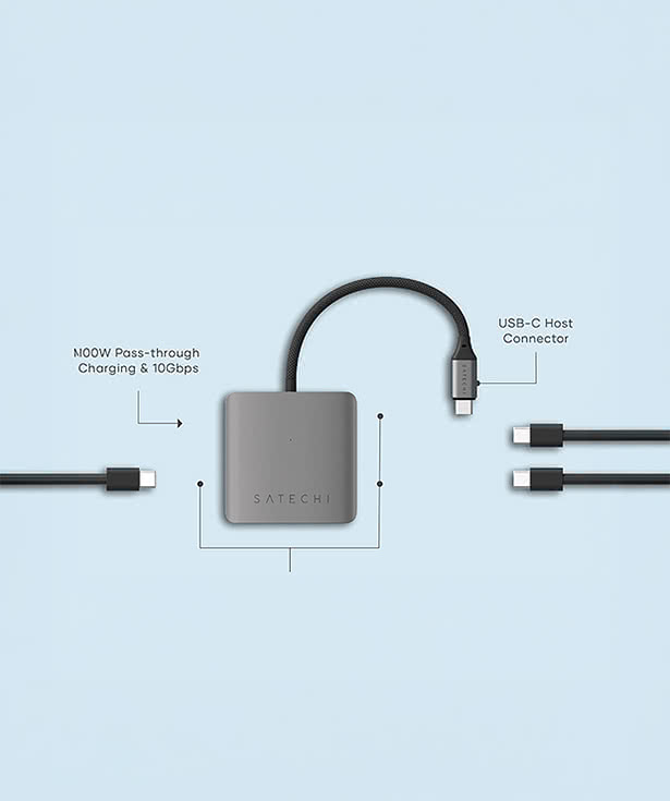 Satechi 4-Port USB-C Hub w/PD