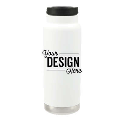 Full Color Klean Kanteen 32 oz. TKWide Insulated Water Bottle - White