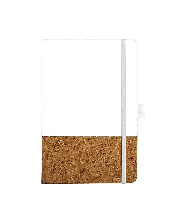 Debossed Feeling Corky Hard Cover Notebook