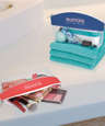 Bubble Top Clear Zippered Cosmetic Pouch