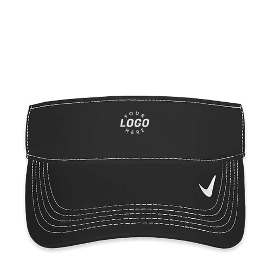 Nike Dri-FIT Swoosh Performance Visor in Black