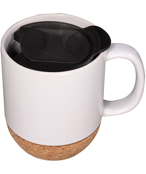 14 oz. Ceramic Mug with Cork Base