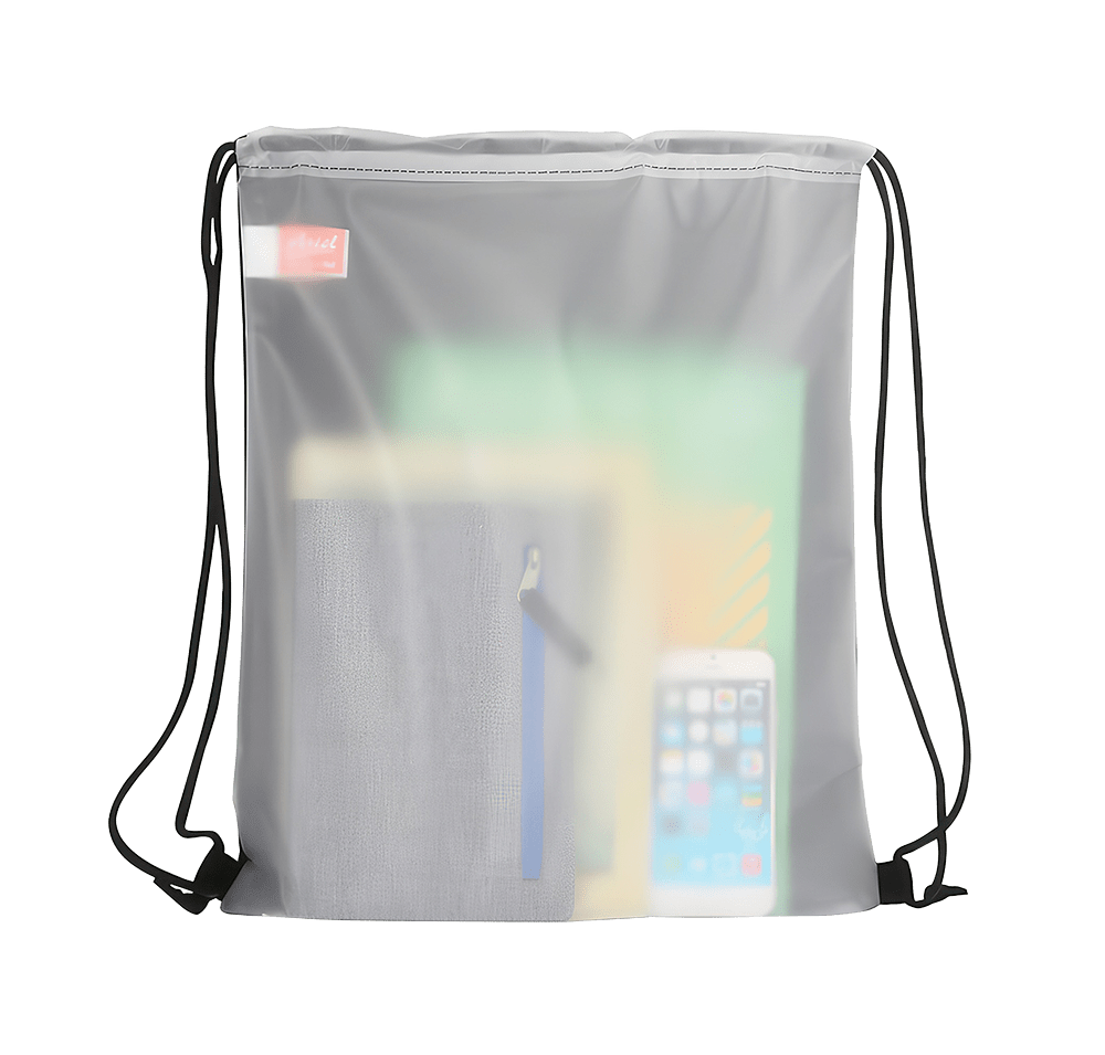 Pearl Soft-Touch Drawstring Bag-default