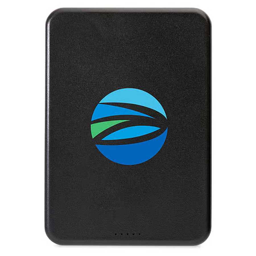 Magnetix Recycled 5,000 mAh Magnetic Power Bank in Black