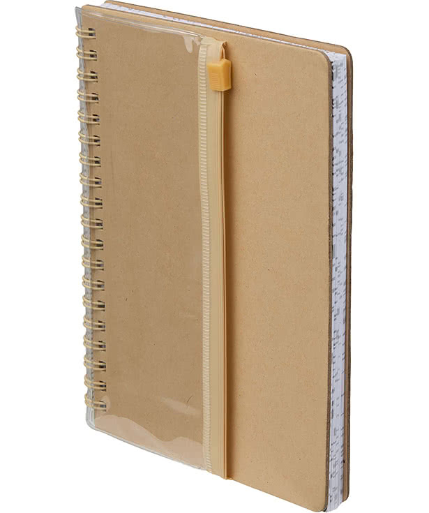 Mix Doodle FSC Hard Cover Spiral Notebook with Markers