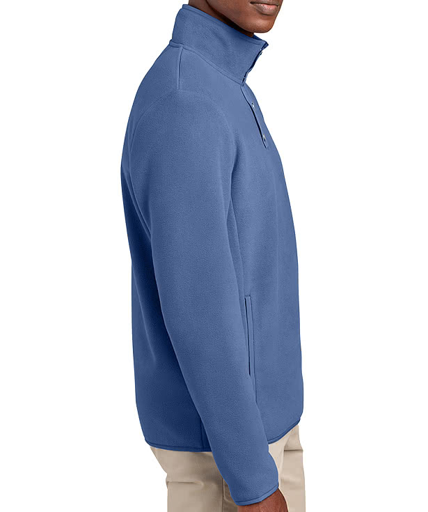 Brooks Brothers Fleece Quarter Snap Neck Pullover