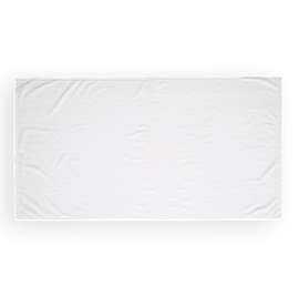 Heavyweight White Screenprinted Beach Towel - Color: White