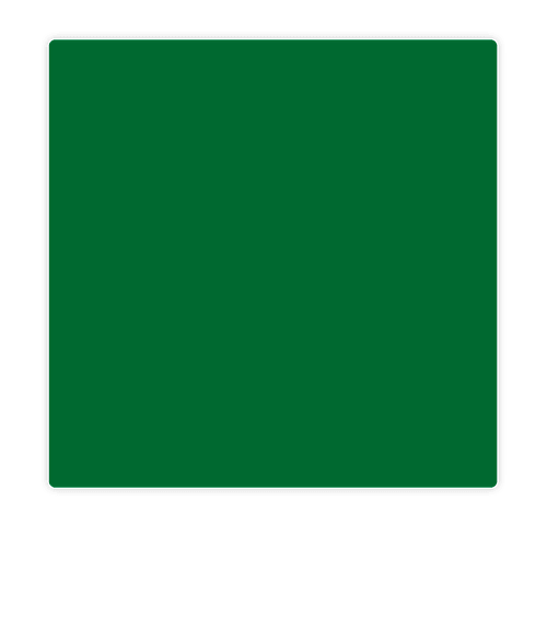 Full Color 3" Square Roll Labels (Roll of 500) in Kelly Green 