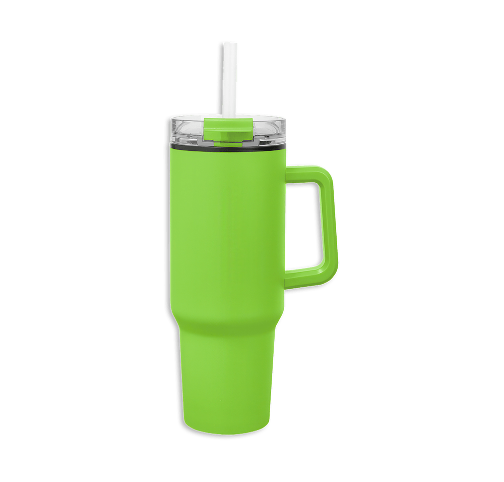 40 oz. Quest Stainless Steel Recycled Tumbler with Straw-default