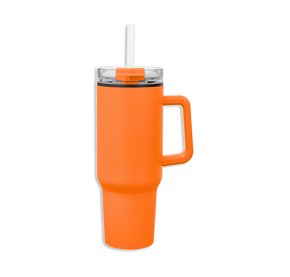 40 oz. Quest Stainless Steel Recycled Tumbler with Straw-default
