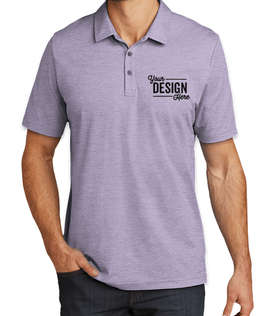 TravisMathew Oceanside Heather Performance Polo - Color: Purple Sage Heather