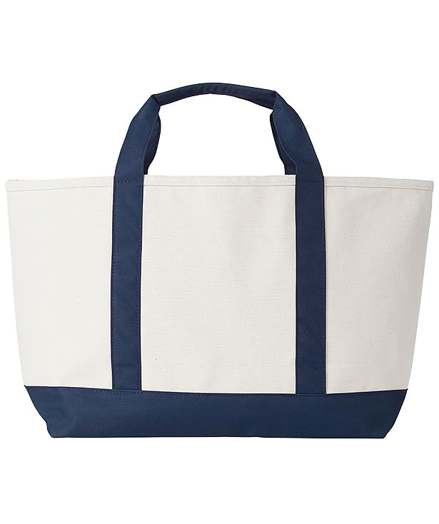 最も信頼できる Custom Vineyard Vines Captain Large Canvas Tote Bag - Design バッグ
