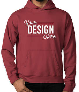 Hanes ComfortWash Garment Dyed Pullover Hoodie - Color: Cayenne