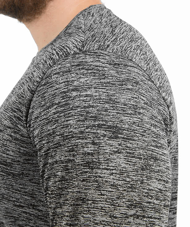 Sport-Tek Electric Heather Long Sleeve Performance Shirt