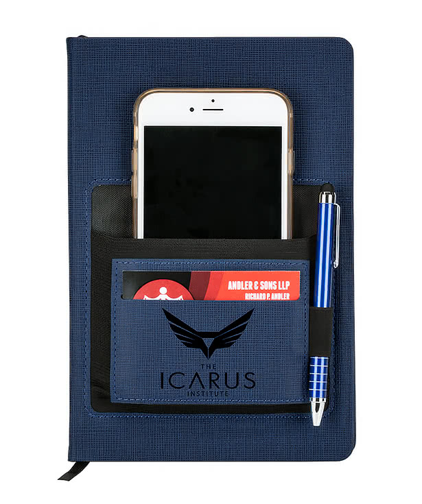 Multi Pocket Soft Cover Notebook