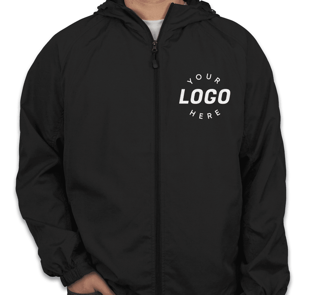 【HI FI FNK】Ball Hooded Windbreaker Custom Sport-Tek Full Zip Hooded Jacket - Design