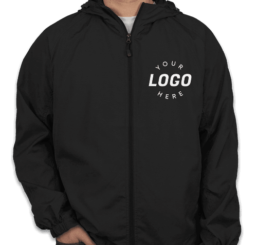 Custom Sport Tek Full Zip Hooded Jacket Design Windbreakers Online at CustomInk
