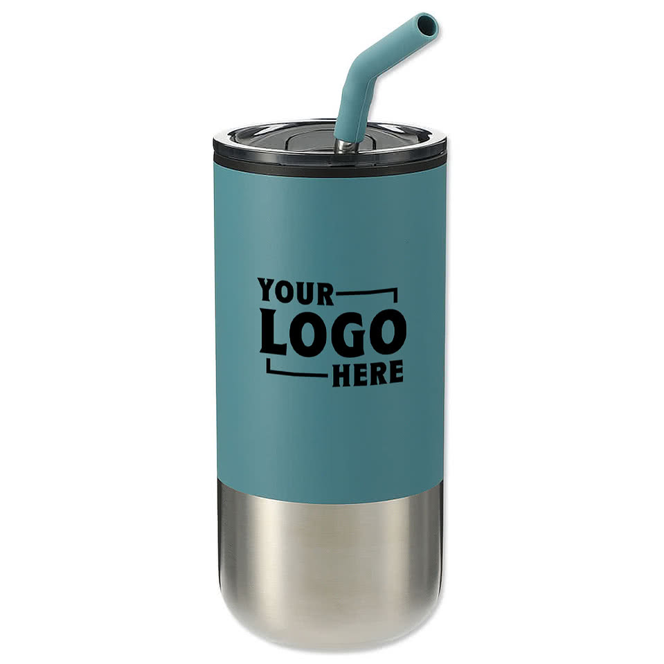 16 oz. Lagom Insulated Tumbler with Straw