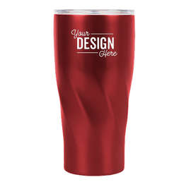 20 oz. Vacuum Insulated Swirl Tumbler - Color: Red