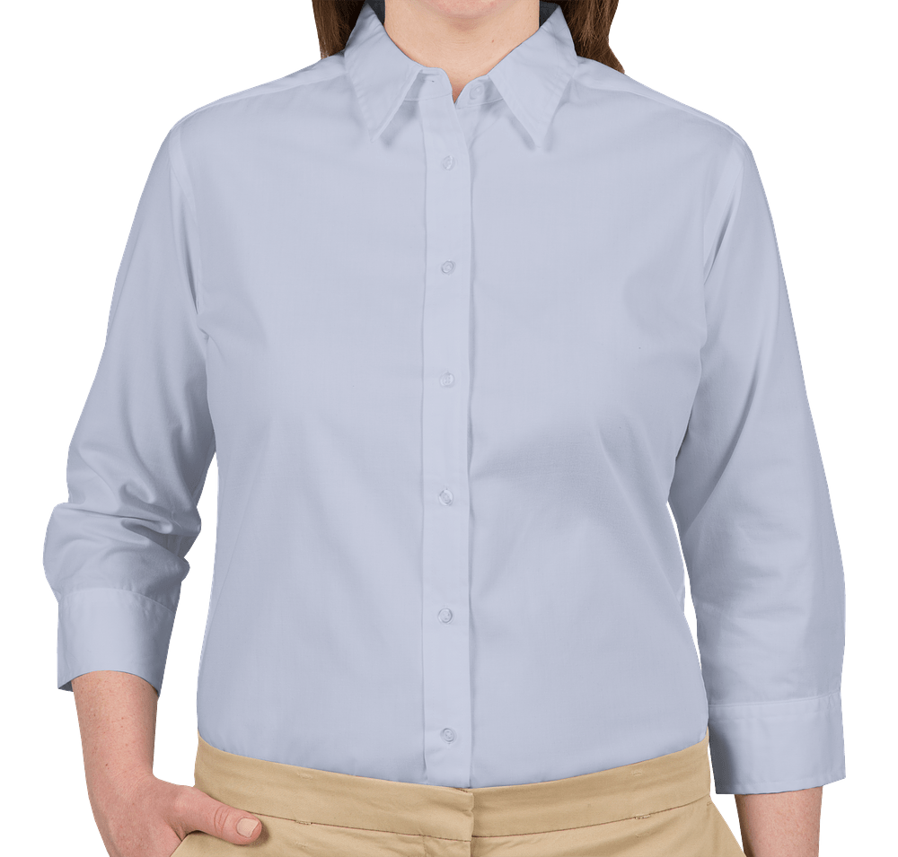 Port Authority Women's 3/4 Sleeve Easy Care Twill Shirt-default