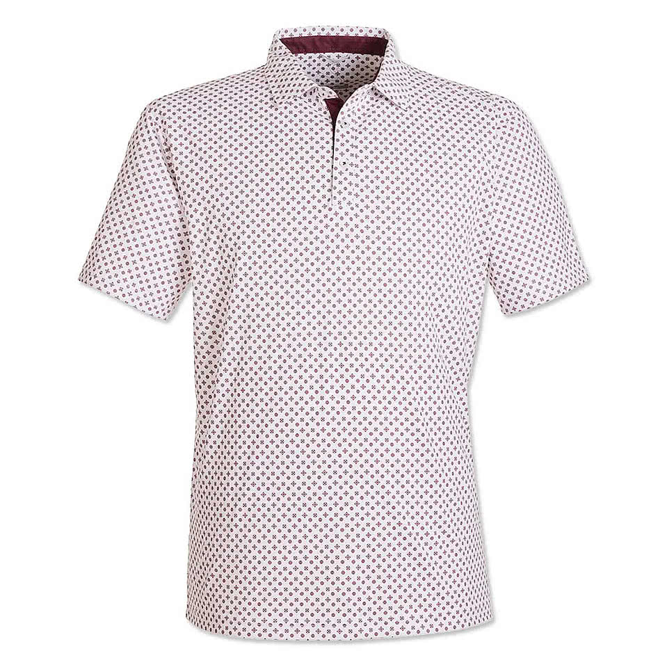 Swannies Hazelwood Recycled Lightweight Performance Polo - Printed