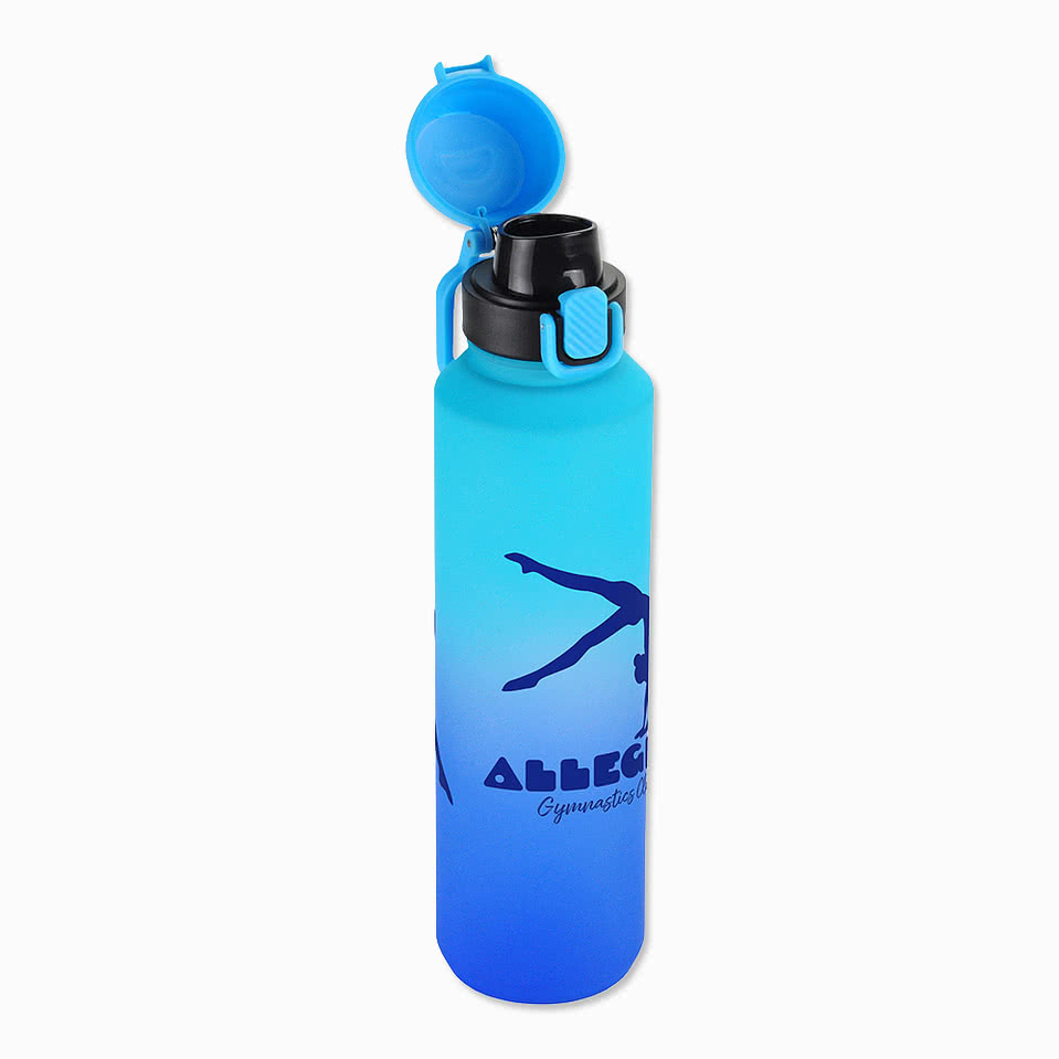 Full Color 27 oz. Chroma Tritan Flip Top Water Bottle with Carabiner