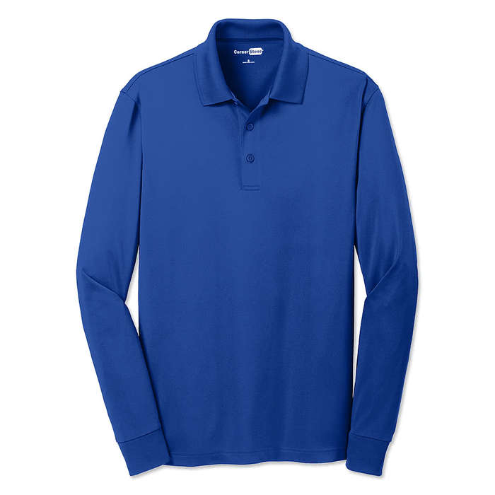 CornerStone Select Snag-Proof Tactical Long Sleeve Performance Polo