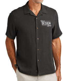 Tommy Bahama Tropic Isles Short Sleeve Shirt - Color: Black