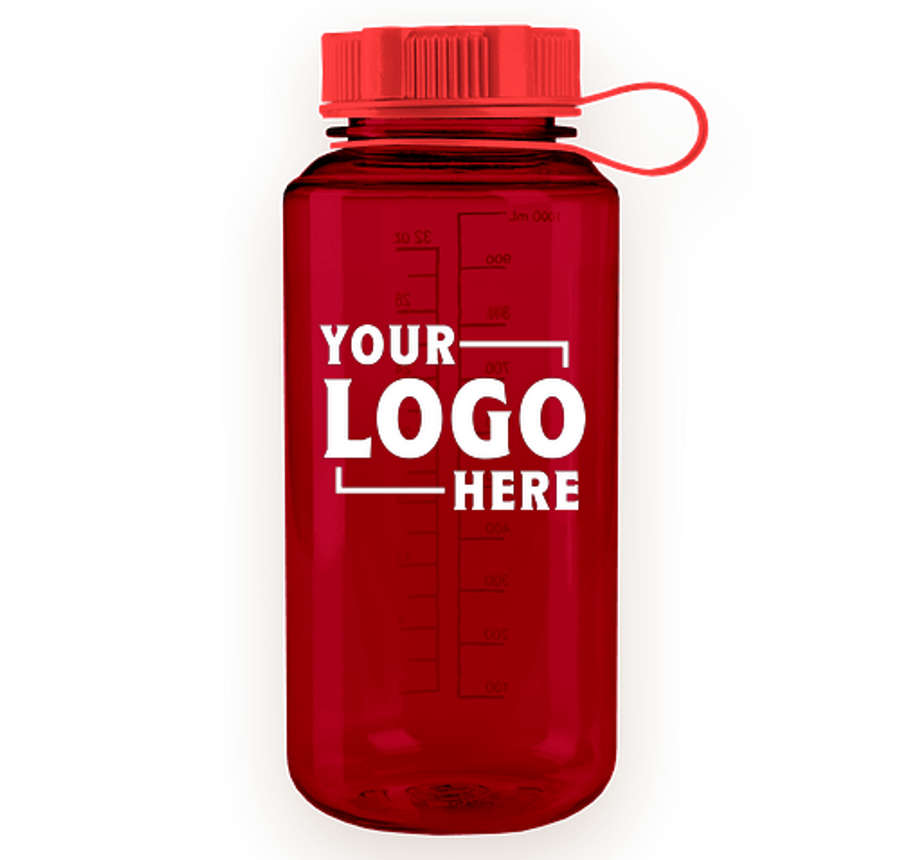 32 oz. Polycarbonate Water Bottle in Red