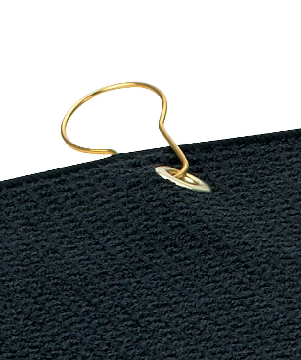 Grommeted Waffle Microfiber Golf Towel