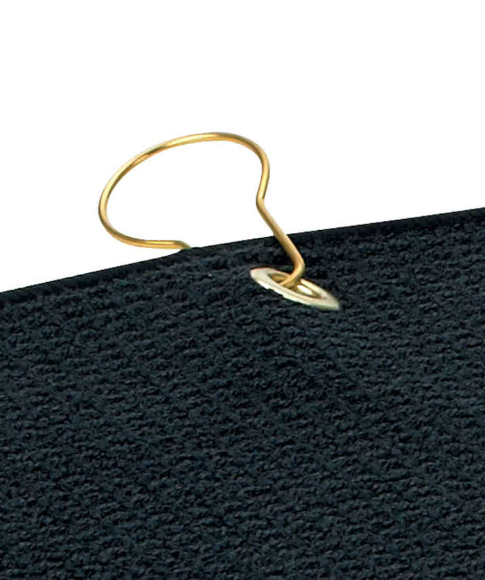 Grommeted Waffle Microfiber Golf Towel