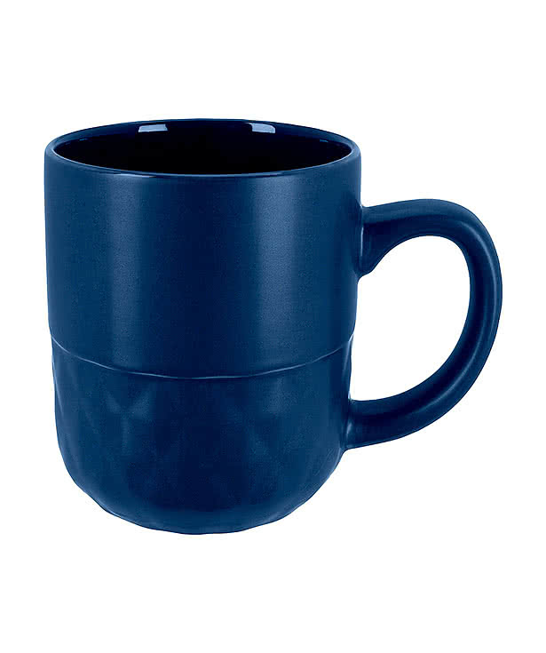 16 oz. Coffee Mug with Facet Texture