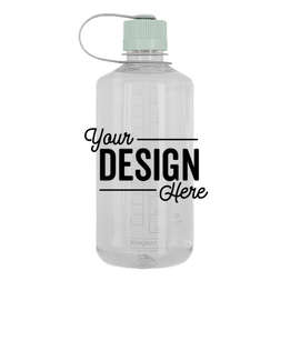 32 oz. Nalgene Tritan Narrow Mouth Water Bottle - Color: Clear / Iridescent Platinum
