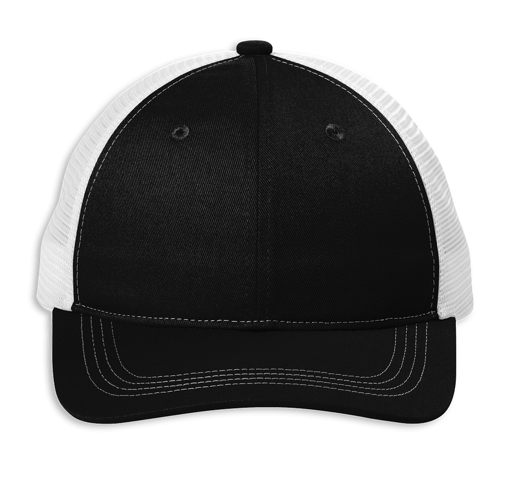 Port Authority Unstructured Snapback Trucker Hat-default