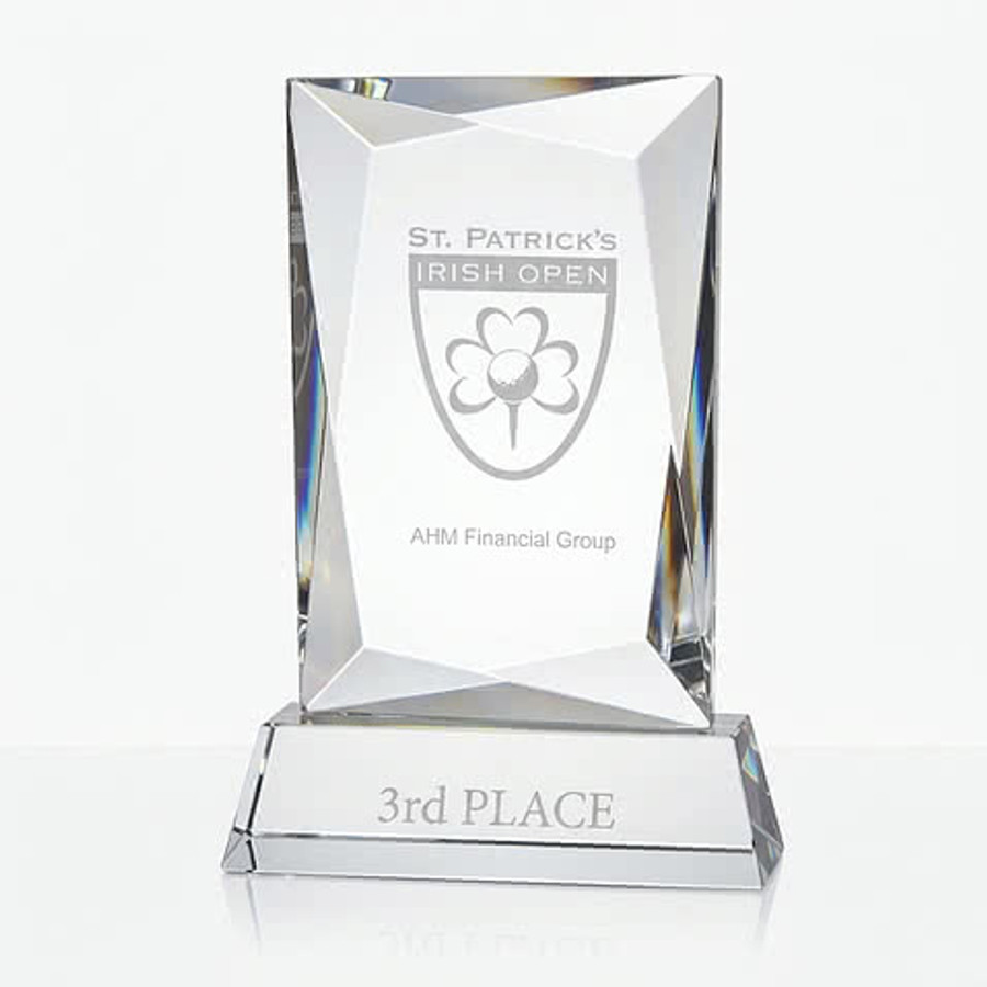 Achievement Dichroic - Small Award in Clear