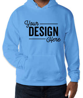 Hanes EcoSmart 50/50 Pullover Hoodie - Color: Carolina Blue