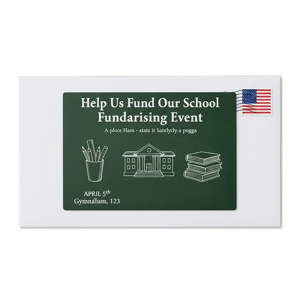Full Color 5.5" x 4" Event Magnet with Envelope (Set of 20)