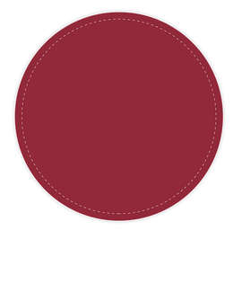 Full Color 4 in. Circle Vinyl Decal - Color: Maroon