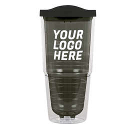 24 oz. Insulated Tumbler - Color: Black / Smoke