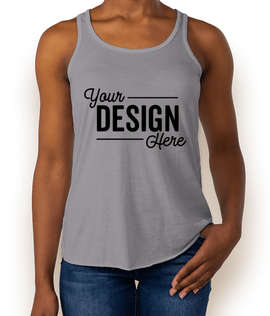 Bella + Canvas Women's Flowy Racerback Tank - Color: Storm